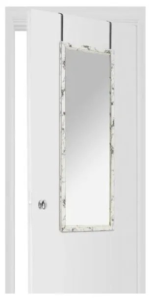 5five - Oglindă suspendată pentru ușă MATCHING, 94 x 34 cm, decor marmură