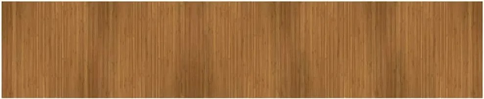 vidaXL Covor dreptunghiular, maro, 100x500 cm, bambus