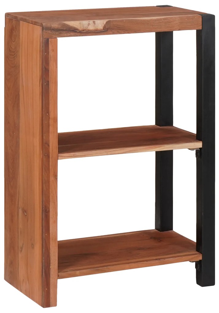 vidaXL Bibliotecă Maro, Negru 80 x 30 x 110 cm Lemn Solid de Acacia