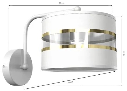 Corp de iluminat flexibil ULTIMO 1xE27/60W/230V alb