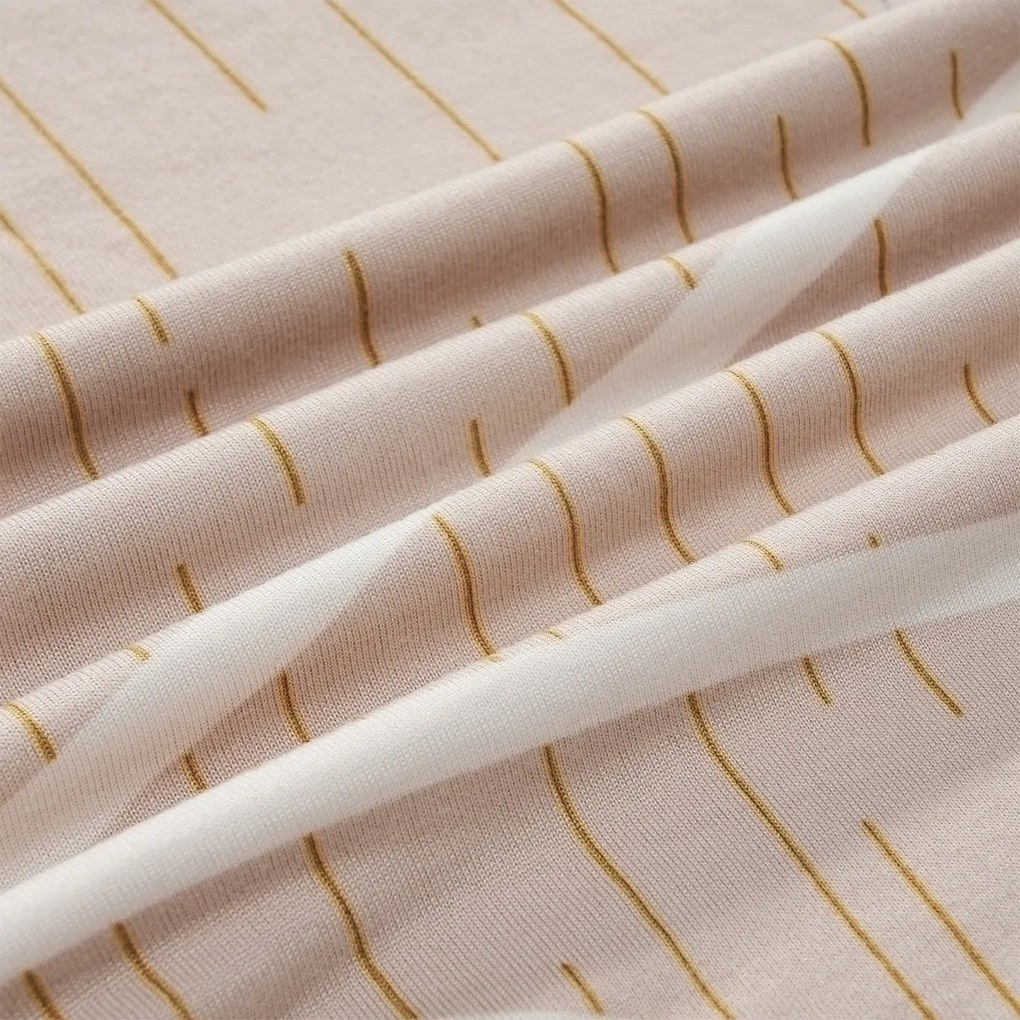 Husă pentru scaun 4Home Abstract bej , 45-50 cm,set de 2 buc.