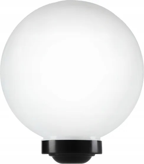 Lampă solară LED 1,2 V, 6500 K, 200 mAh, Ø 30 cm, IP44, alb/negru