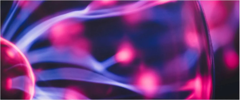 Tablou abstract mov (120x50 cm)