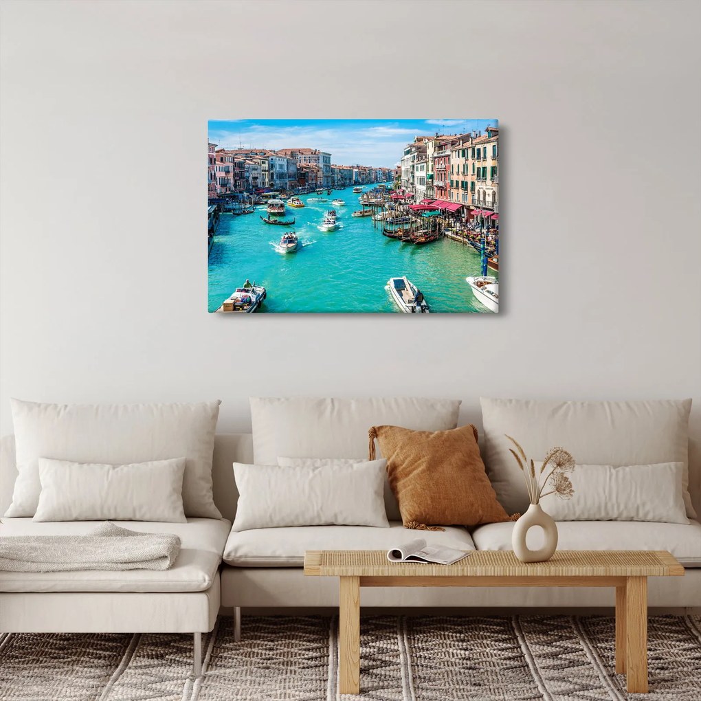 Tablou - Canalul Grande, Veneția, Italia (90x60 cm)