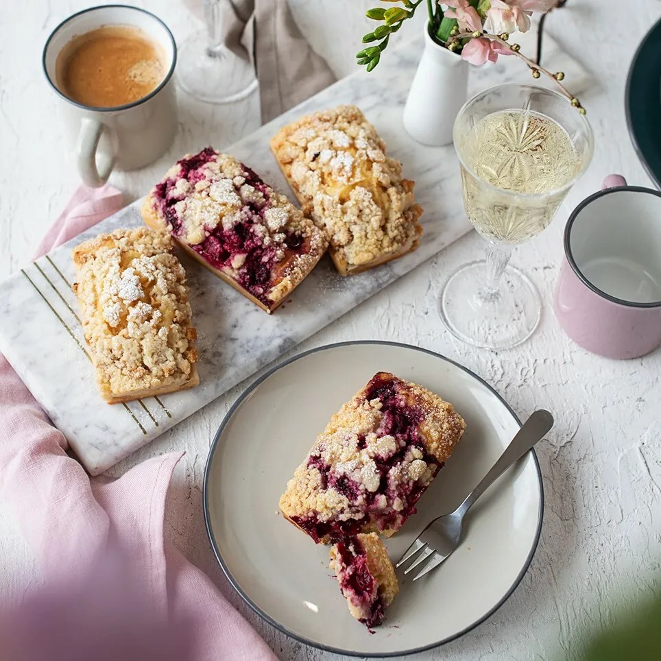 Mäser Set de veselă 16 piese MAILA – mix albastru deschis