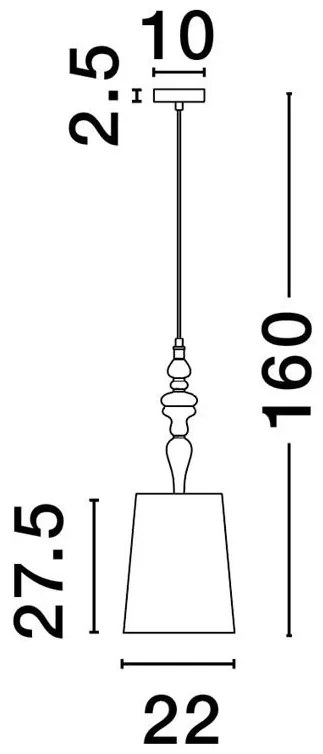 Lustra design modern KALLISTO