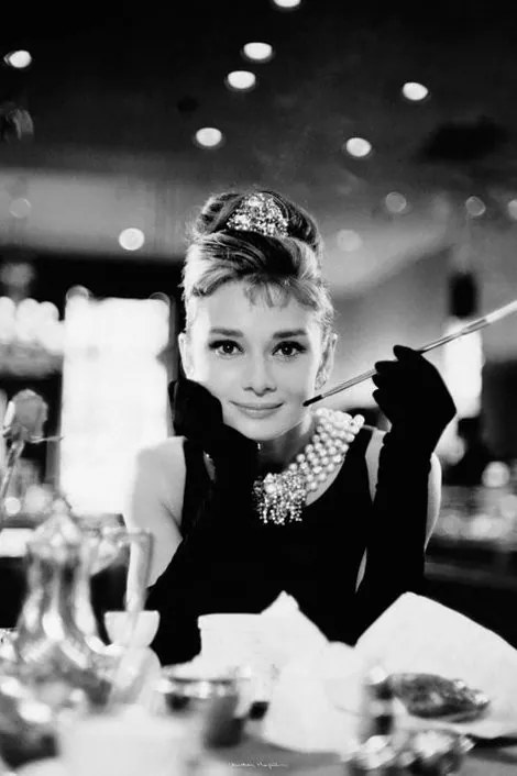 Poster Audrey Hepburn - breakfast, (61 x 91.5 cm)