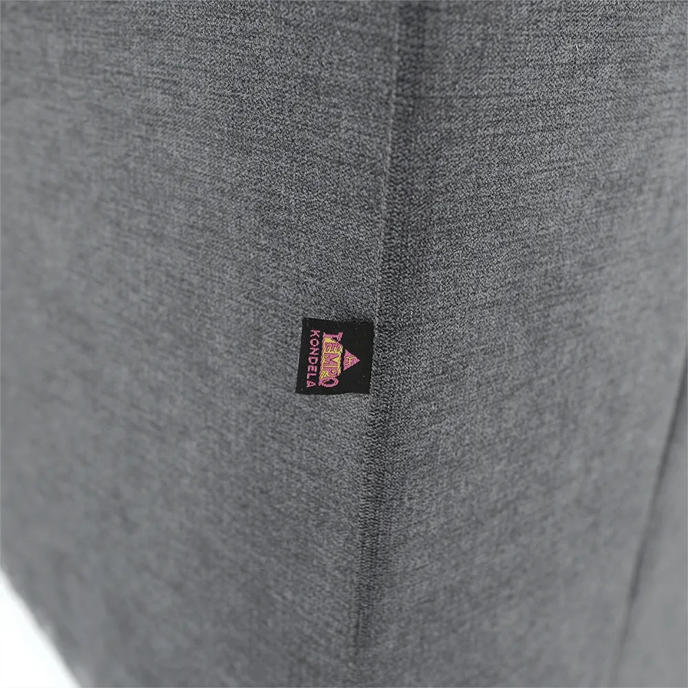 Colţar extensibil, material textil gri, model stânga, SANTIAGO