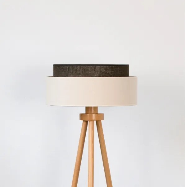 Brilagi - Lampadar LED Boho Style 1xE27/15W/230V crem/maro