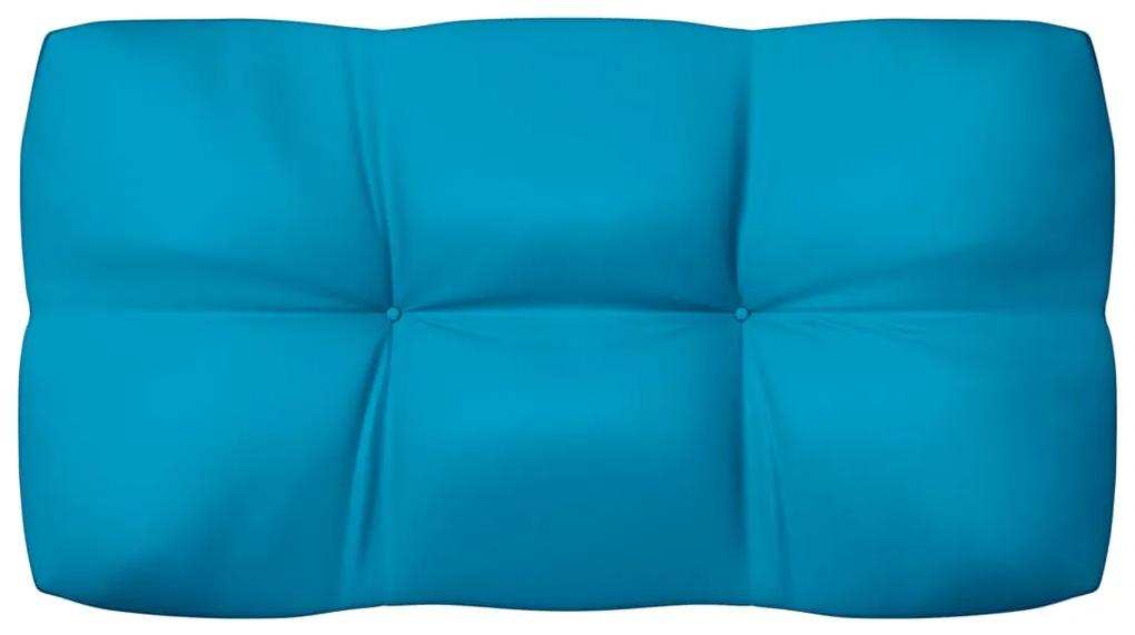 Perne canapea din paleti 7 buc. albastru 7, Albastru
