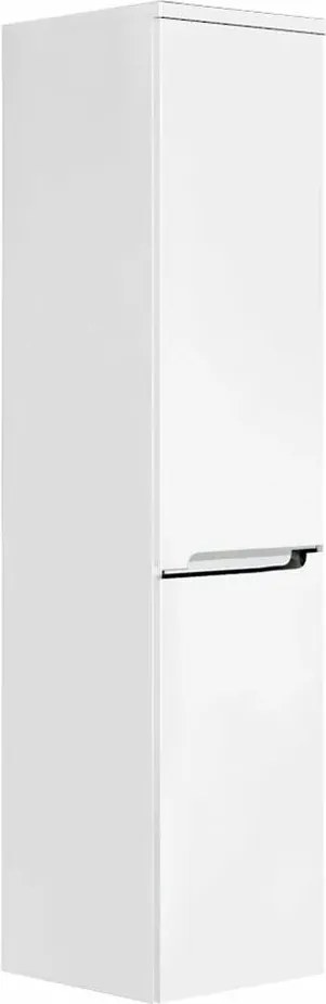 Dulap inalt suspendat usa stanga Oristo Silver mdf alb 144x35 cm