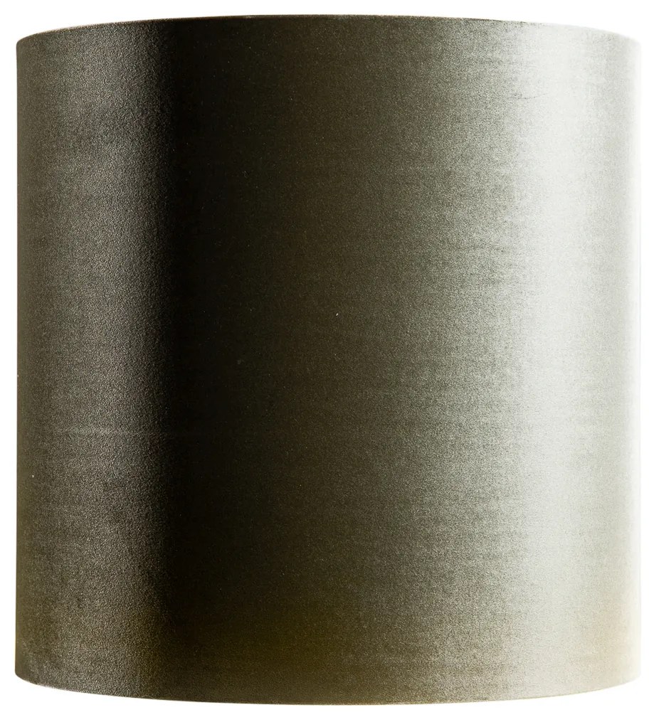 Abajur din catifea verde cu interior auriu 40/40/40