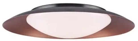 Plafoniera LED design modern Celil negru, cupru 50cm