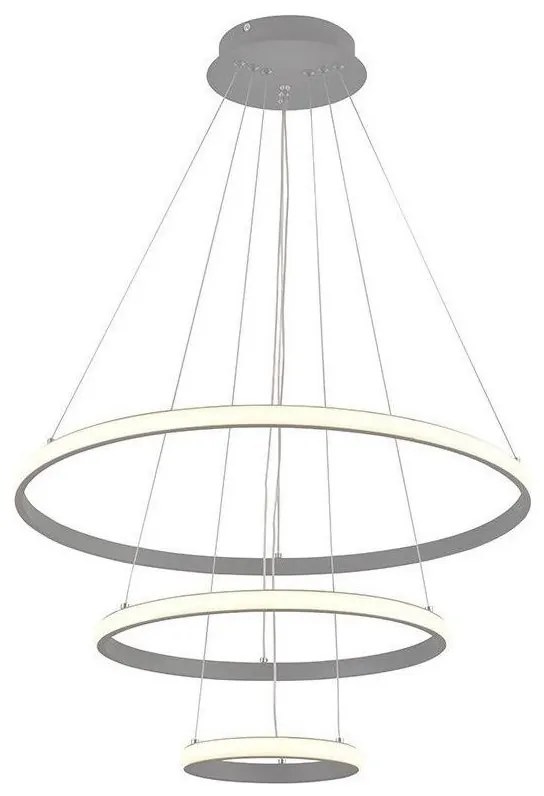 Lustră LED dimabilă pe cablu LED/90W/230V 3000-6500K + telecomandă