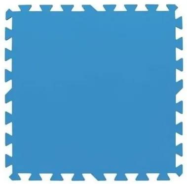 Covor de protectie pentru piscina, suport, polietilena, albastru, set 9 buc, 50x50x0.3 cm, Bestway