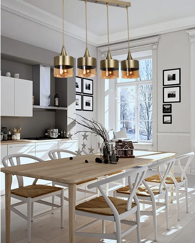 Lustră aurie Sahra – Opviq lights