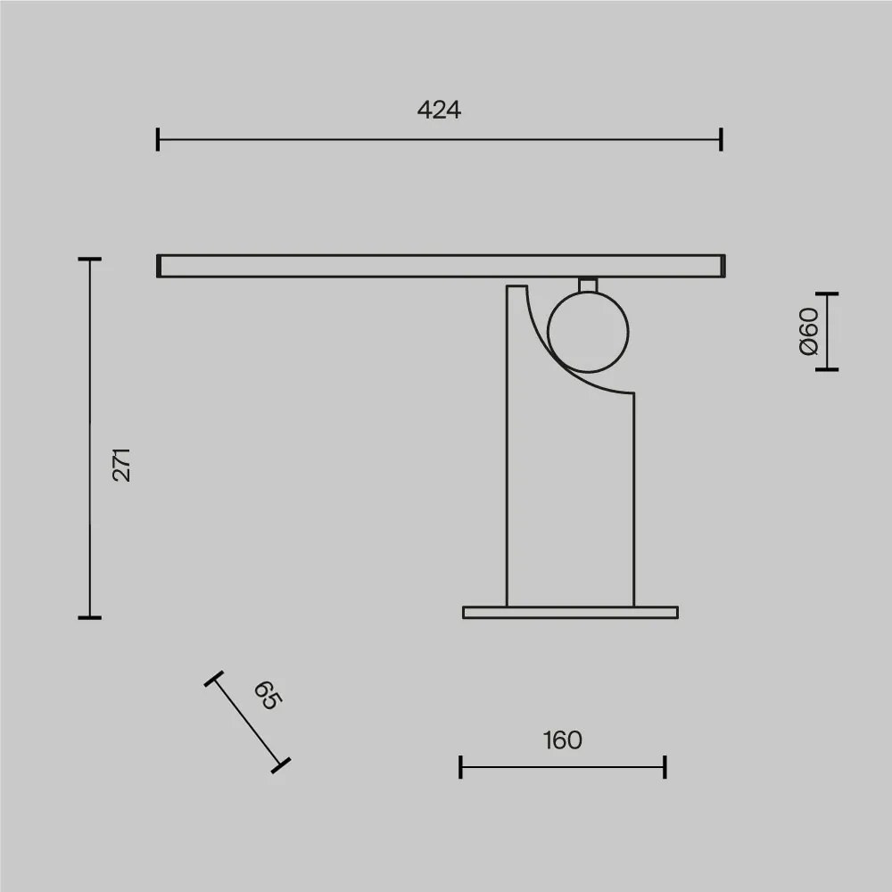 Lampa de masa decorativa din marmura Monumento