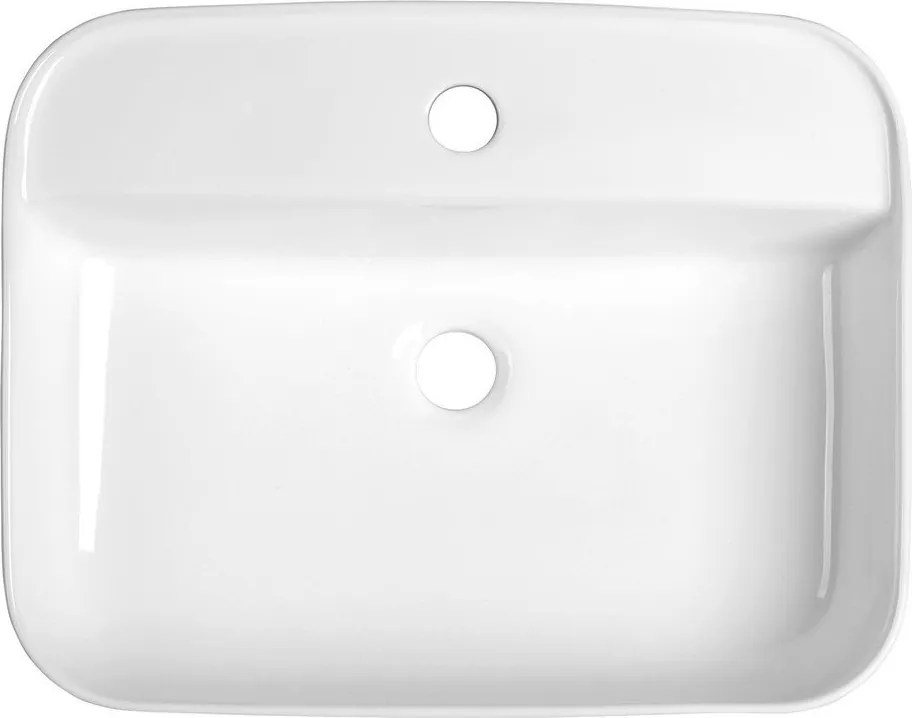 Chiuvetă albă din ceramică 50x40 cm Garda – Sapho