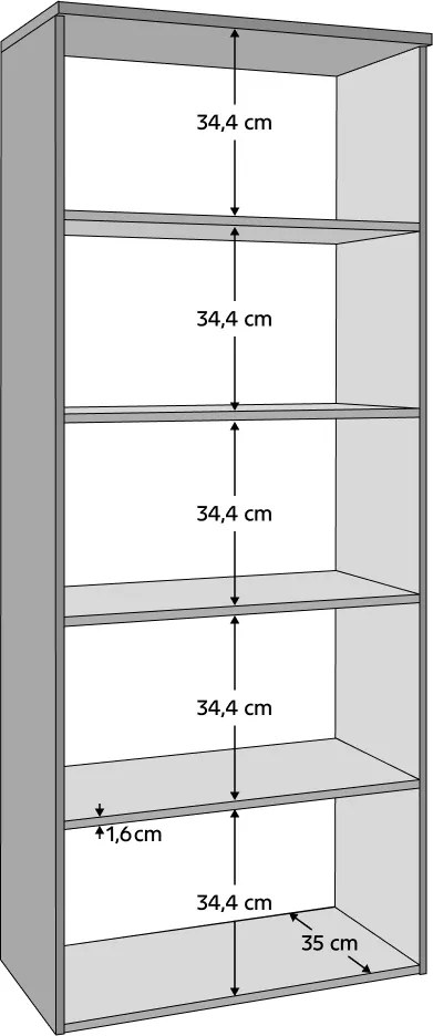 Dulap, antracit, ADAPO ADP01