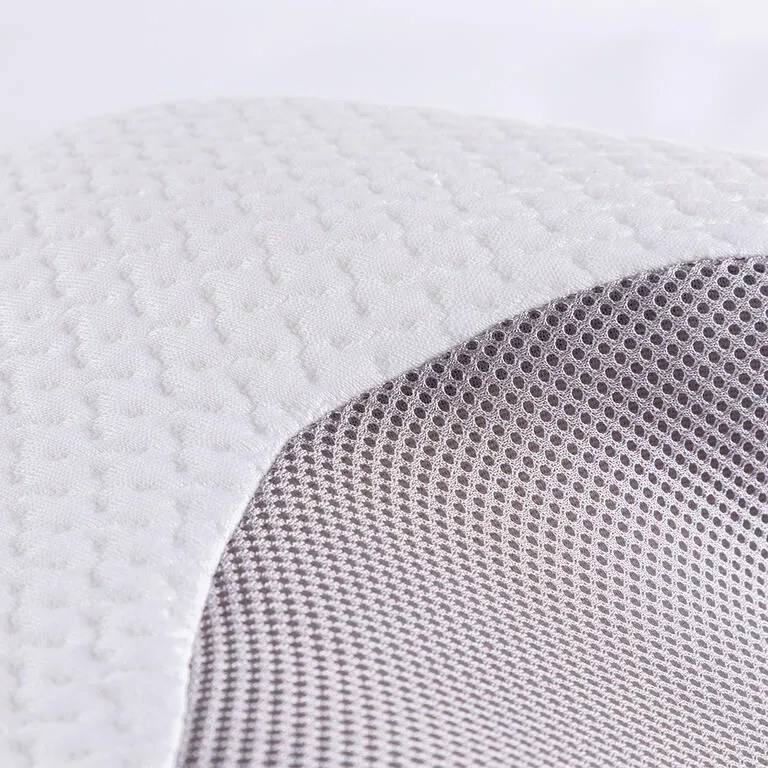 Pernă ergonomică din spumă cu memorie alb-gri 60 x 35 cm