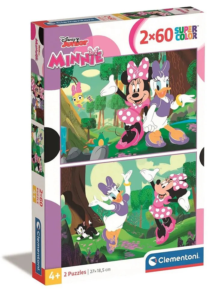 Disney Minnie Cuckoo-Loca and Figaro Puzzle Clementoni de 2x60 piese