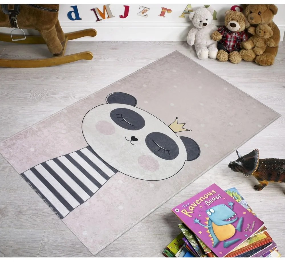 Covor pentru copii roz deschis 160x230 cm Princess Panda – Vitaus