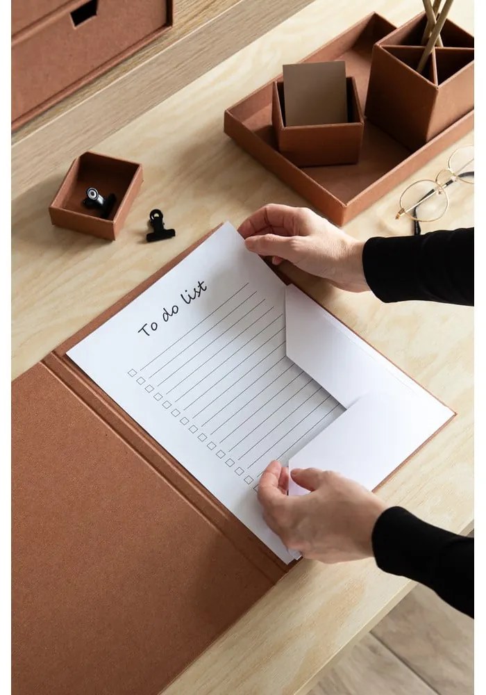 Organizator pentru documente din carton Paulina Restore Paper Laminate A4 – Bigso