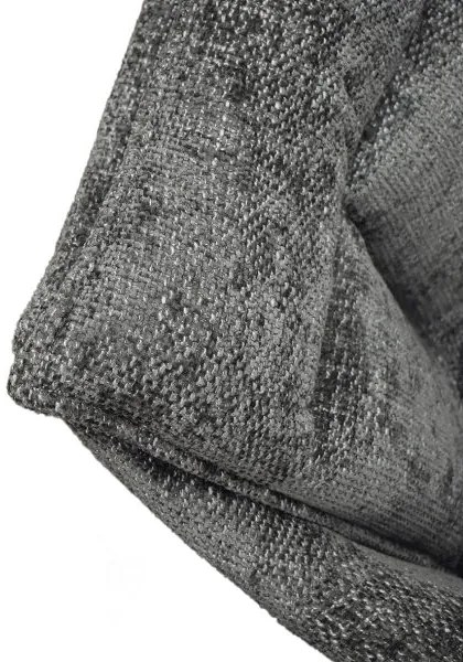 PAZZO DESIGN Set de 2 scaune Gastone gri cu tapițerie din material textil și picioare metalice | Aosom Romania