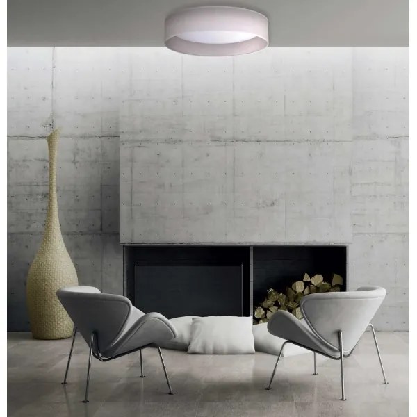 Plafonieră LED Duolla ROLLER LED/24W/230V d. 45 cm gri deschis