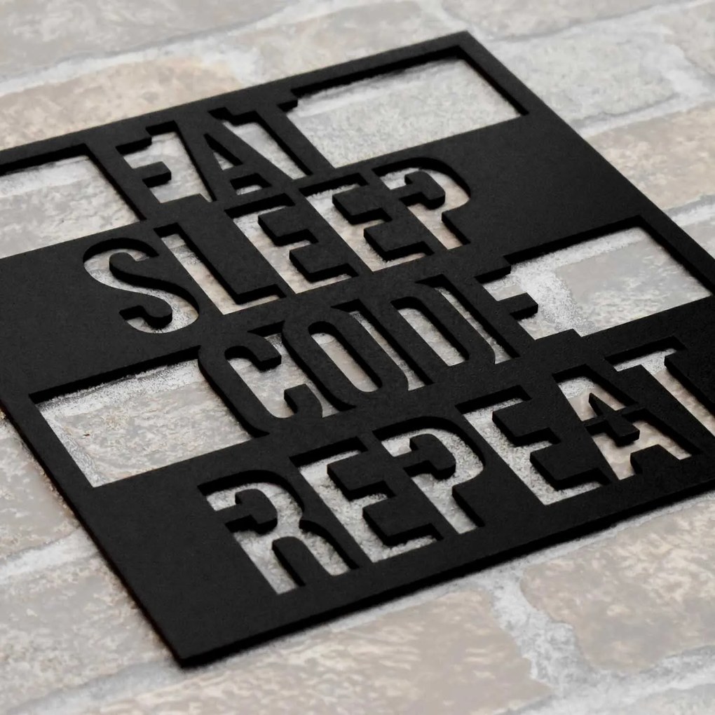 DUBLEZ | Cadou pentru programator - Tablou din lemn