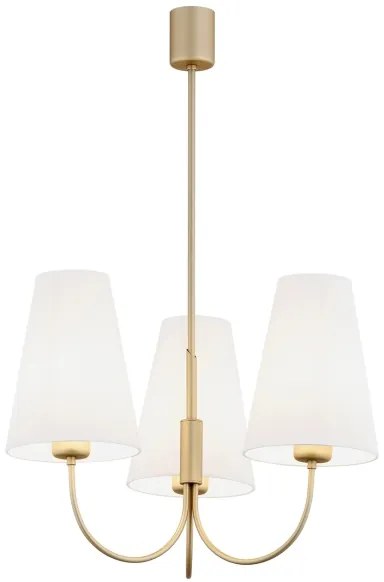 Lustră pe tijă SAFIANO 3xE27/15W/230V auriu Argon 6267