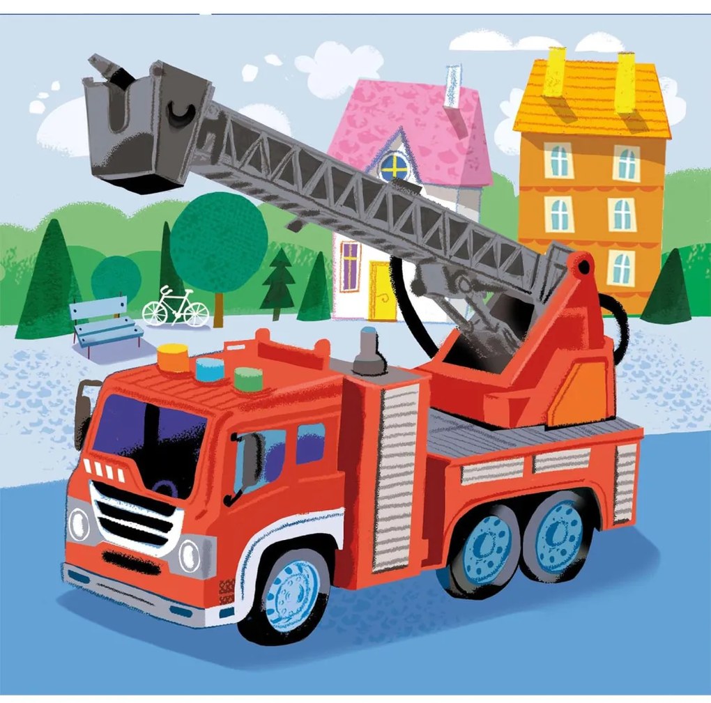 Vehicul Rescue Puzzle 3x48 de piese Clementoni