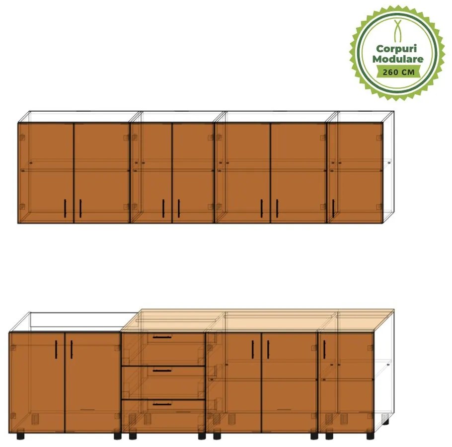 Configurator Bucatarie Modulara, Culoare Sonoma