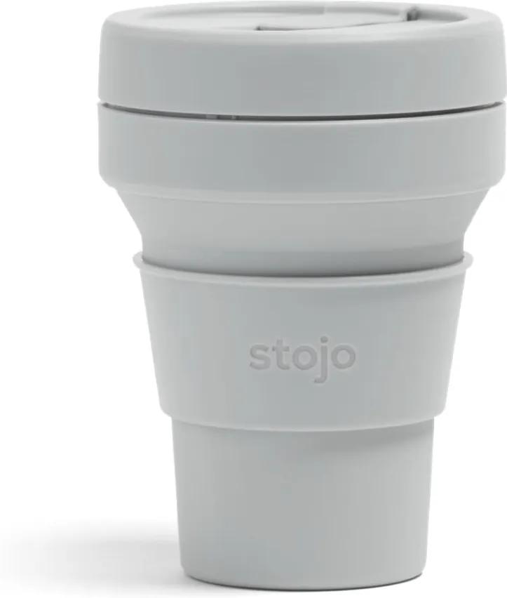Cană pliabilă Stojo Pocket Cup Cashmere, 355 ml, gri