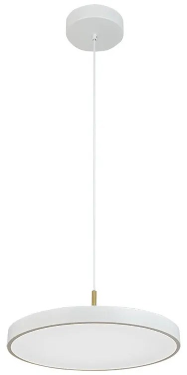 Pendul LED Diametru 40cm, Alb, 18W ZB-25146