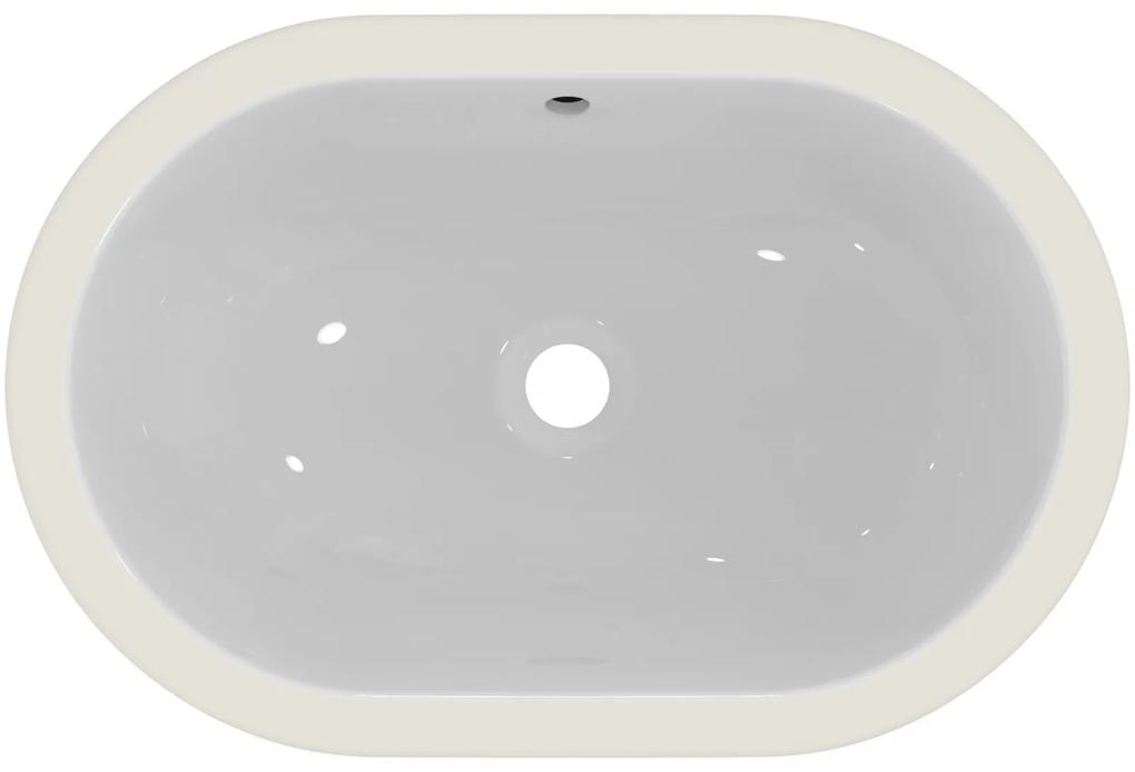 Lavoar incastrat sub blat alb 62 cm, oval, Ideal Standard Connect
