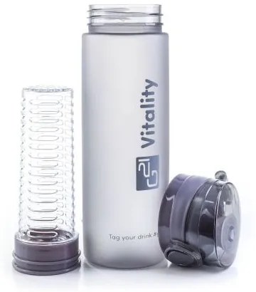 STICLĂ G21 PENTRU SMOOTHIE / SUC, 600 ML, GRI