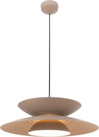 MAXLIGHT P0698 - Lustră LED suspendată pe cablu MAYUMI LED/12W/230V Ø 50 cm CRI 96 bej