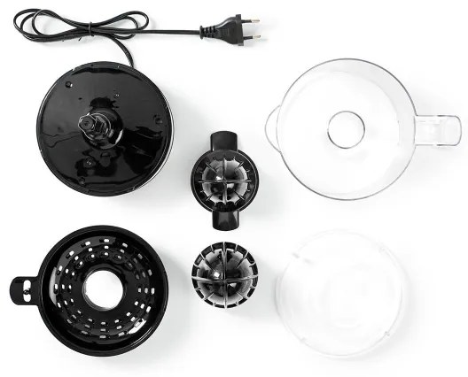 Storcător electric de citrice Nedis KAJC110CBK 0,8 l 30W/230V oțel inoxidabil