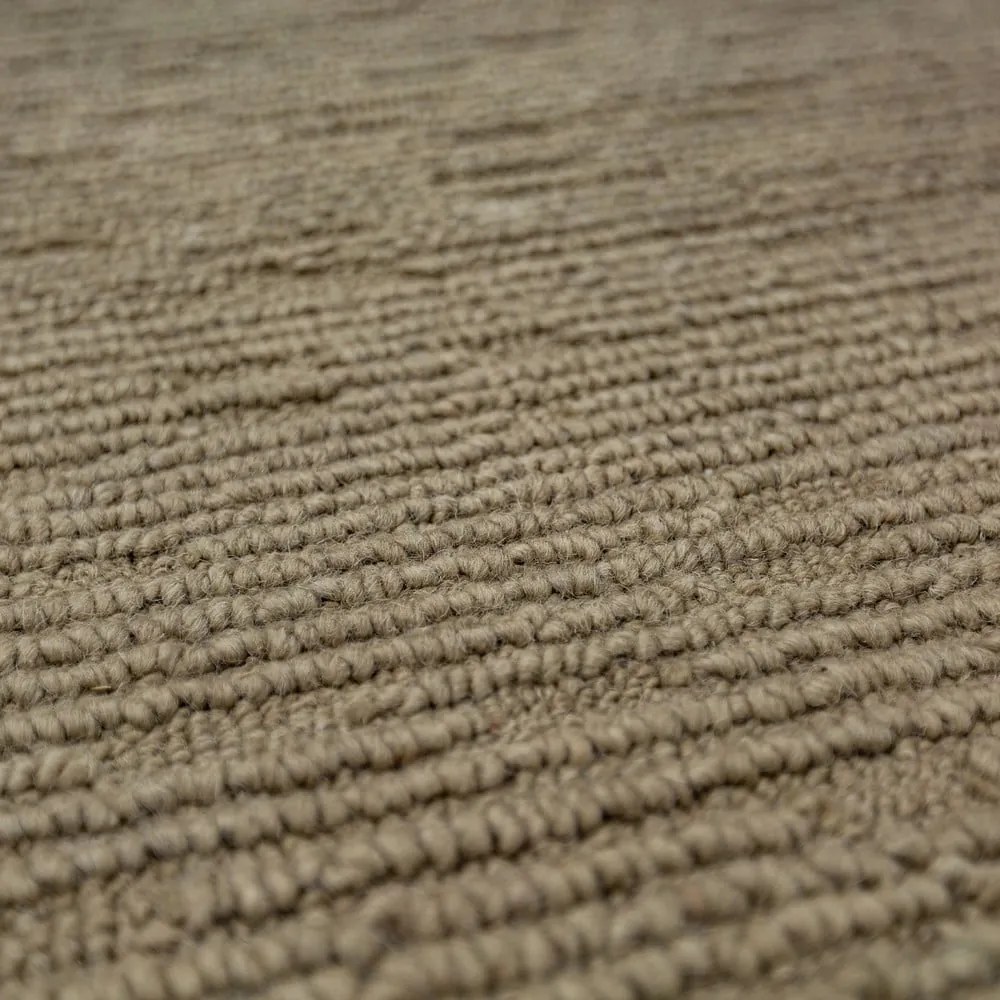 Covor kaki țesut manual din lână 200x290 cm Harris Boucle – Flair Rugs