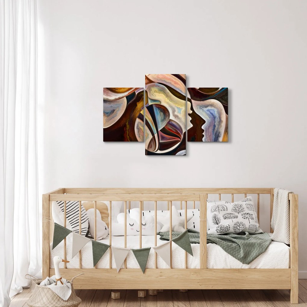 Tablou - Abstractizarea capetelor (90x60 cm)