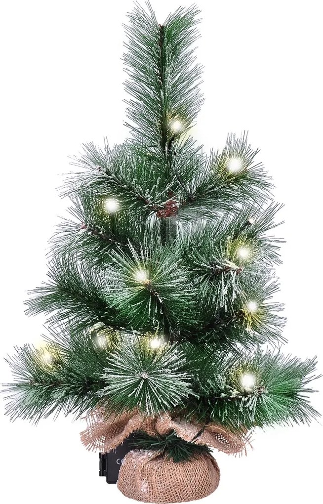 Pom de Crăciun Solight 1v238 LED 15 LED, alb cald, 45 cm