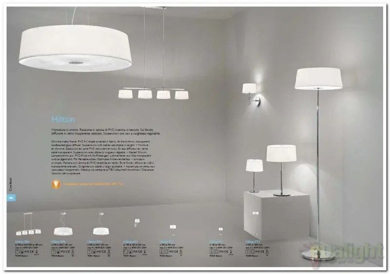 Lustra,Pendul inaltime reglabila, diam.50cm HILTON SP4 ROUND