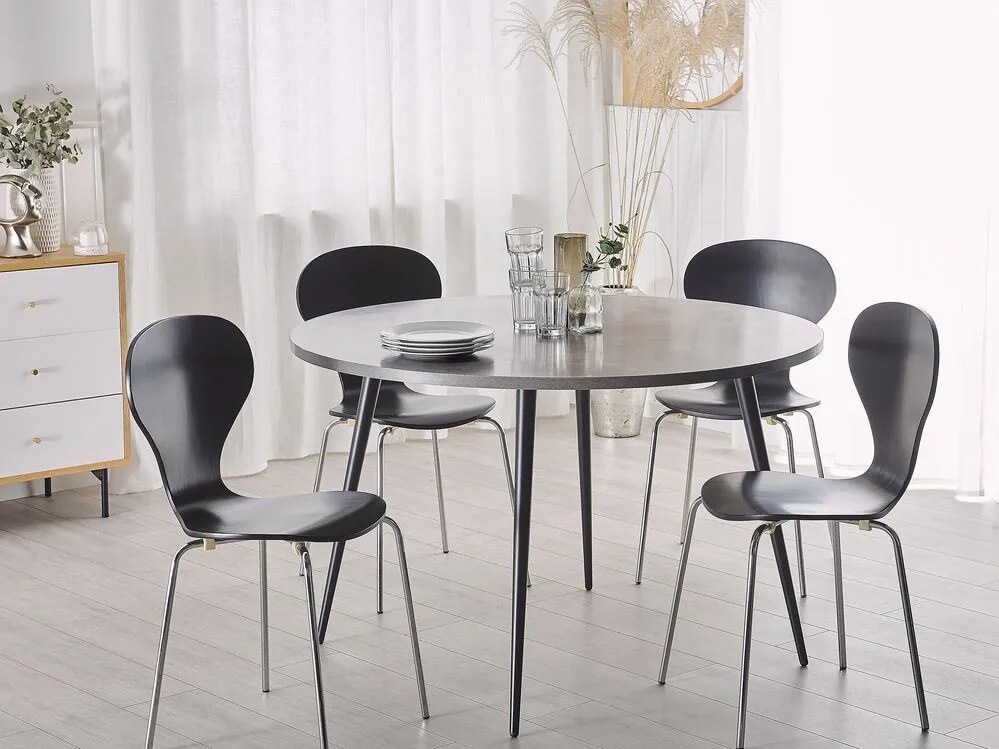 Scaun de sufragerie ODDIS (gri deschis) (pentru 4 persoane). 1022913
