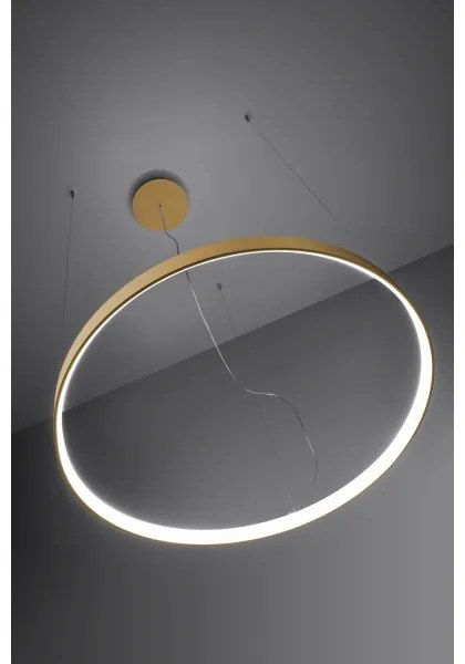 Lustră LED pe cablu RIO LED /50W/230V CRI95 4000K d. 78 cm auriu Thoro TH.181