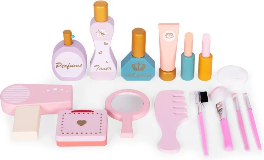 Masă cosmetică pentru copii cu accesorii pentru micile frumuseți