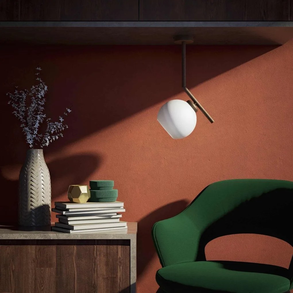 Lustra din alama stil modern Art Deco Spheres