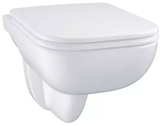 Set vas WC suspendat Grohe Start Edge rimless alb cu capac softclose
