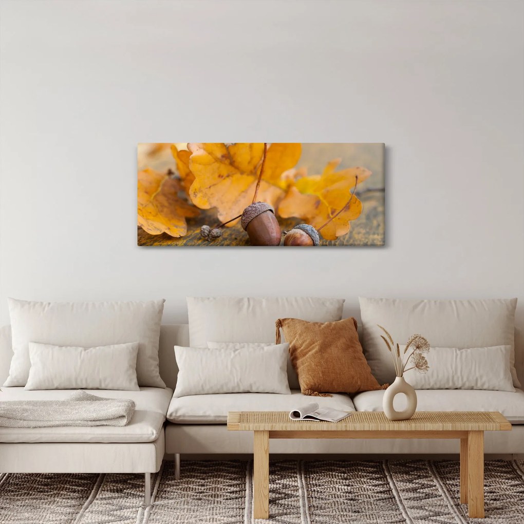 Tablou - Ghinde de toamnă (120x50 cm)