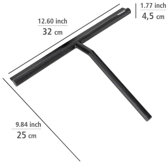 WENKO 25358100 - Racletă MOLA 32x30 cm, neagră